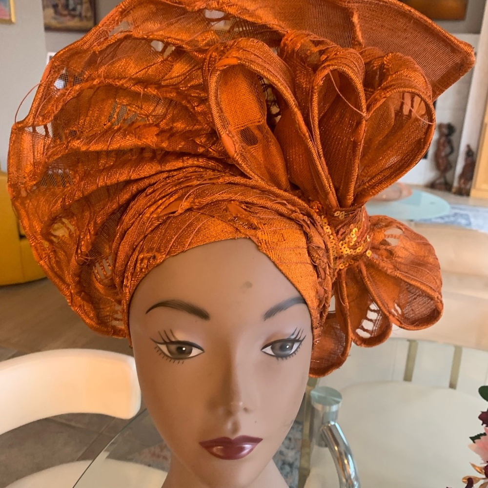 Elegant Orange Head-wrap

GEL4 0326